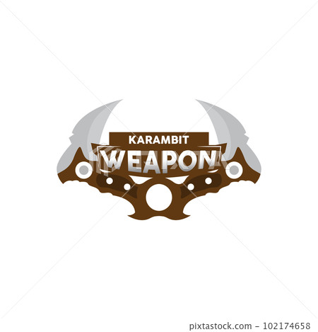 Kerambit Logo, Indonesia Fighting Weapon Vector, Ninja Fighting Tool Simple Design, Template Illustration Symbol Icon Kerambit Logo, Indonesia Fighting Weapon Vector, Ninja Fighting Tool Simple Design, Template Illustration Symbol Icon 102174658