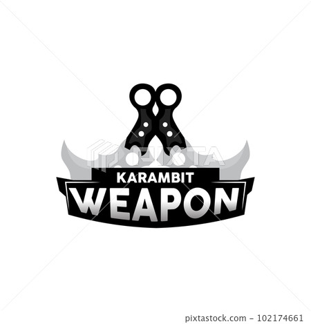 Kerambit Logo, Indonesia Fighting Weapon Vector, Ninja Fighting Tool Simple Design, Template Illustration Symbol Icon Kerambit Logo, Indonesia Fighting Weapon Vector, Ninja Fighting Tool Simple Design, Template Illustration Symbol Icon 102174661