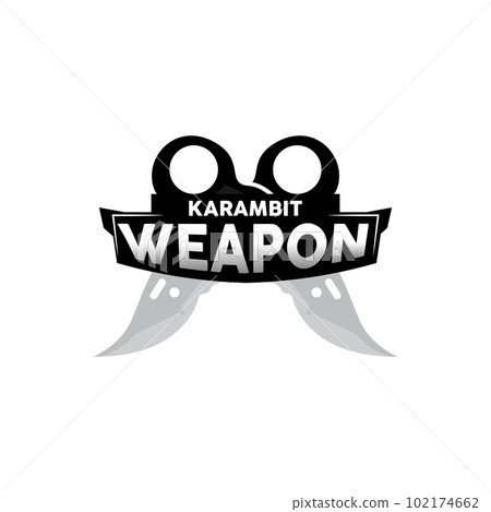 Kerambit Logo, Indonesia Fighting Weapon Vector, Ninja Fighting Tool Simple Design, Template Illustration Symbol Icon Kerambit Logo, Indonesia Fighting Weapon Vector, Ninja Fighting Tool Simple Design, Template Illustration Symbol Icon 102174662