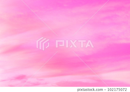 Soft cloud background with a pastel colored pink to blue gradient. Stock  Photo