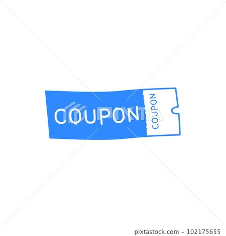 優惠券有兩種顏色,藍色和白色 優惠券有兩種顏色,藍色和白色 102175655