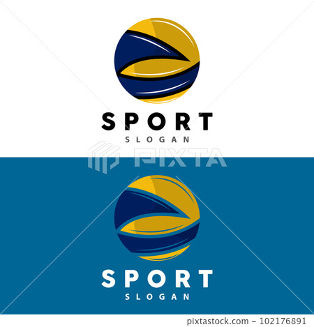 Volleyball Logo, Sport Simple Design, World Sports Tournament Vector, Illustration Symbol Icon Volleyball Logo, Sport Simple Design, World Sports Tournament Vector, Illustration Symbol Icon 102176891