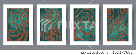 Abstract imagination lines wall art print Abstract imagination lines wall art print 102177692