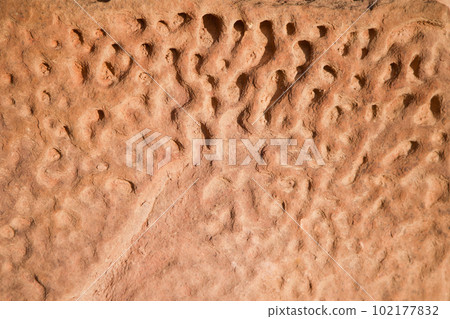 Egypt texture colored canyon in Sunny weather 102177832