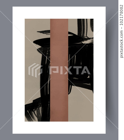 Abstract minimalism artistic wall art print 102178082