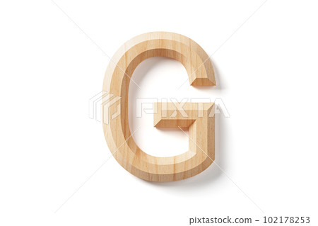 Letters made of wood 102178253