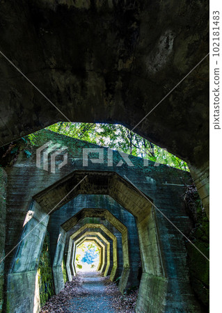 Octagonal Tunnel [Misato-cho, Shimomashiki-gun, Kumamoto Prefecture] 102181483