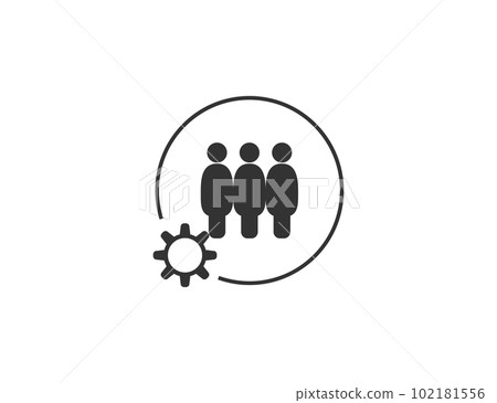 Talent management, ability icon. Vector illustration. 102181556