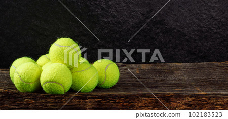 tennis, ball, court 102183523