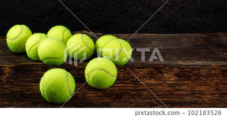 tennis, ball, court 102183526