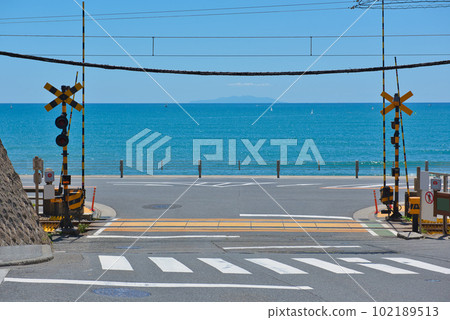 鎌倉高中前江之電道口 102189513