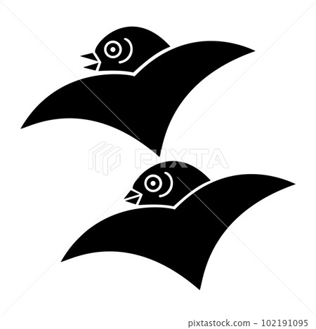 織田信長的世襲家臣，柴田勝家的家徽，兩顆輪金 102191095