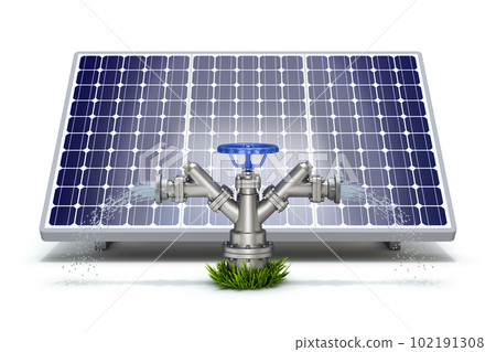 Solar irrigation concept Solar irrigation concept 102191308