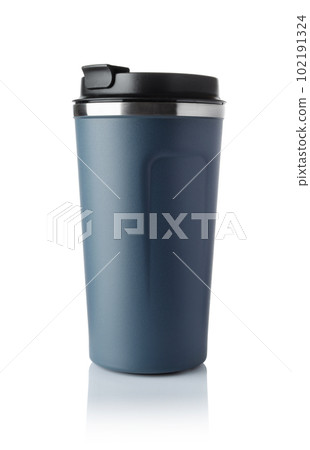 Thermo mug isolated on white. 102191324