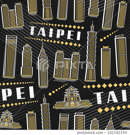 Vector Taipei Seamless Pattern Vector Taipei Seamless Pattern 102192354