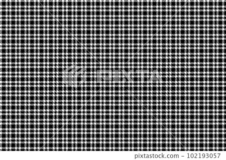 Plaid background, check seamless pattern in black white. Vector fabric texture for textile print, wrapping paper, gift card or wallpaper. Plaid background, check seamless pattern in black white. Vector fabric texture for textile print, wrapping paper, gift card or wallpaper. 102193057