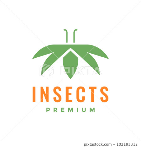 animal insect leaves wings nature life logo design vector animal insect leaves wings nature life logo design vector 102193312