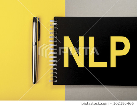 Neuro-linguistic programming, NLP acronym on notebook 102193466