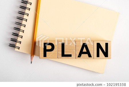 Plan word. Business planning concept 102195338