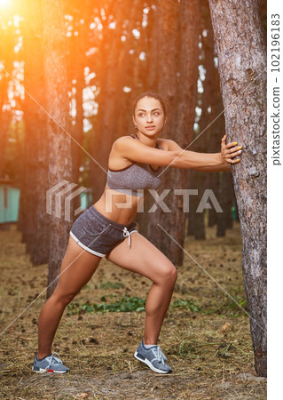 Run in the forest Run in the forest 102196183
