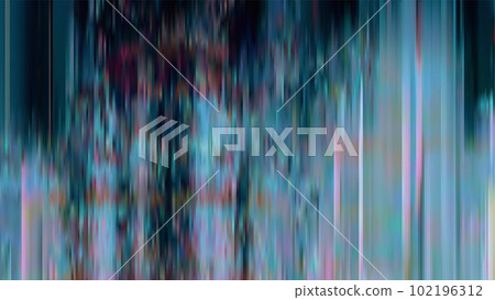Trendy glitch pattern on dark background. Modern style vector. Abstract geometric elements Trendy glitch pattern on dark background. Modern style vector. Abstract geometric elements 102196312