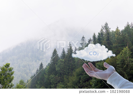 Maintaining the purity of oxygen from the content of CO2. 102198088