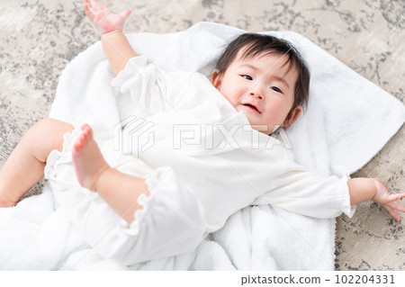 Lying down baby Lying down baby 102204331