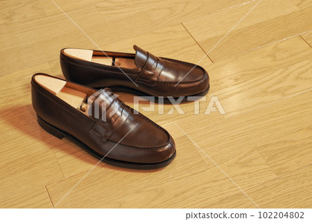 shiny dark brown loafers shiny dark brown loafers 102204802