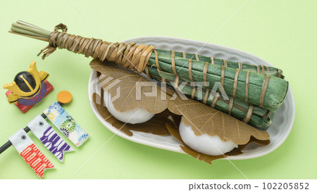 Chimaki和Kashiwamochi |端午節圖像 102205852