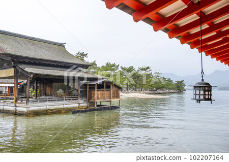 Itsukushima Shinto shrine Noh stage Itsukushima Shinto shrine Noh stage 102207164