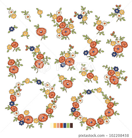 Beautiful and cute flower material collection, Beautiful and cute flower material collection, 102208438