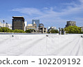 在廣島和平紀念公園安裝圍欄以加強安全，為 G7 峰會做準備 102209192