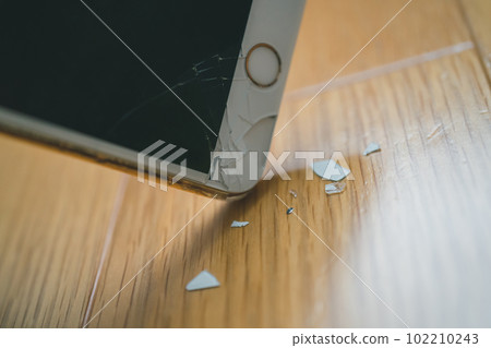 我把手機掉在地上,LCD 碎了。 我把手機掉在地上,LCD 碎了。 102210243