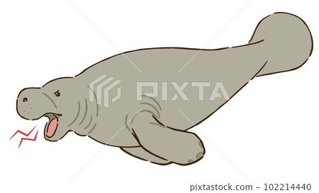 angry manatee 102214440
