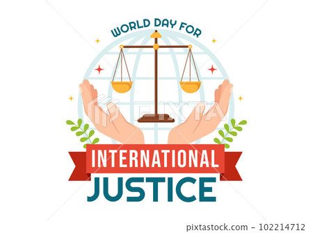 World Day for International Justice Vector Illustration with Earth, Scales or Judge Gavel in Flat Cartoon Hand Drawn to Landing Page Templates World Day for International Justice Vector Illustration with Earth, Scales or Judge Gavel in Flat Cartoon Hand Drawn to Landing Page Templates 102214712