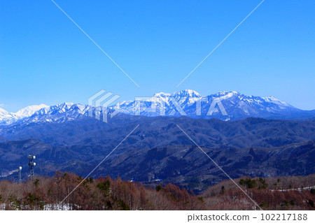 從鹿島槍滑雪場出發的北阿爾卑斯雪域北阿爾卑斯 從鹿島槍滑雪場出發的北阿爾卑斯雪域北阿爾卑斯 102217188