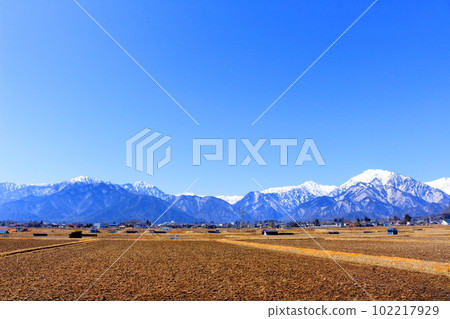 三月從信濃大町出發的北阿爾卑斯 美麗的北阿爾卑斯 白雪皚皚的北阿爾卑斯 102217929