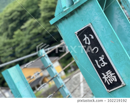 山梨縣道志村道之站河童橋 102219192