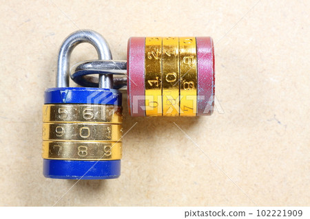 old combination padlock 102221909