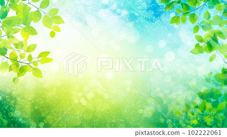 Illustration background of beautiful sunlight filtering through trees "AI-generated image" 102222061