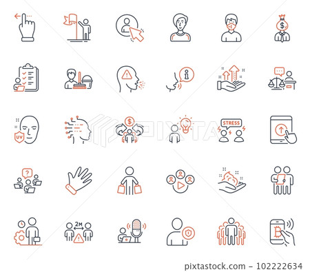 People icons set. Included icon as Group people, Group and Leadership web elements. Medical mask, Buyer, Teamwork question icons. Security, Social distance, User web signs. Vector People icons set. Included icon as Group people, Group and Leadership web elements. Medical mask, Buyer, Teamwork question icons. Security, Social distance, User web signs. Vector 102222634