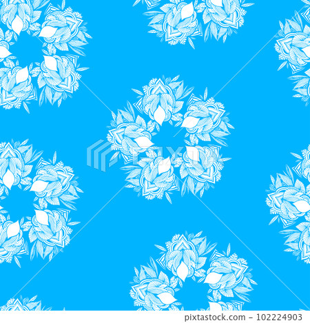 Floral seamless background 102224903