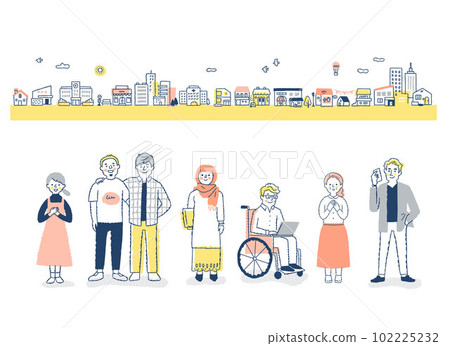 Diversity/diversity image City and people Diversity/diversity image City and people 102225232
