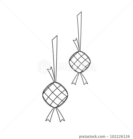 Ketupat or rice dumpling 102226126