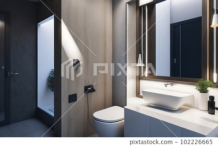 Effortless Sophistication: The Smart Washroom Experience. Generative AI. Effortless Sophistication: The Smart Washroom Experience. Generative AI. 102226665