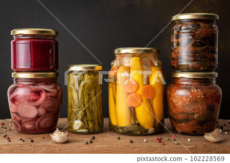 Pickled or fermented vegetables Pickled or fermented vegetables 102228569