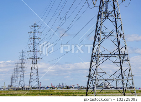 塔式高壓塔電源線 塔式高壓塔電源線 102229092