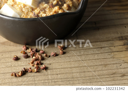 Hot mapo tofu and hoa jiao Hot mapo tofu and hoa jiao 102231342