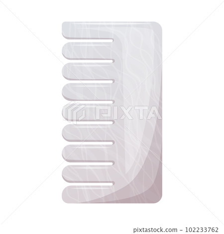 Gua sha comb for head massage made of natural stone, white agate, rose quartz. Concept for skin care 102233762