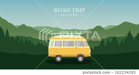 road trip camping adventure in the wilderness with camper van road trip camping adventure in the wilderness with camper van 102234285